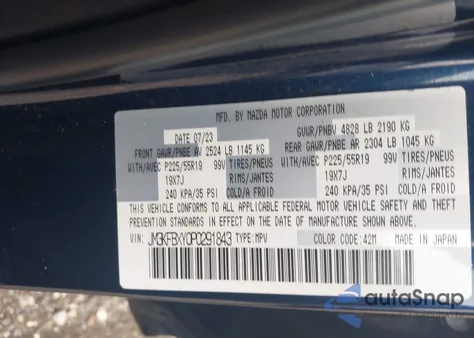 2023 Mazda Cx-5 Signature z USA, uszkodzony, nr VIN JM3KFBXY0P0291843